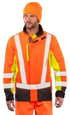 Recycled 3-layer printable softshell jacket – Embroidered Workwear