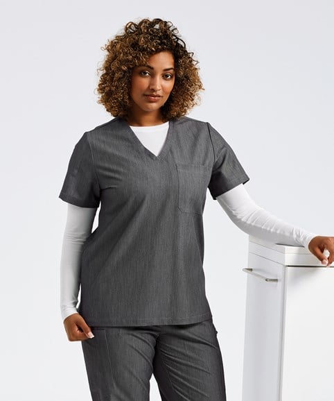 Women’s 'Limitless' Onna-stretch tunic – Embroidered Workwear