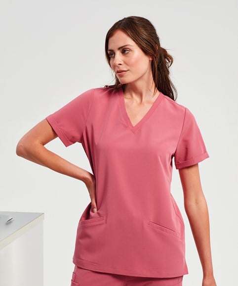 Women’s 'Invincible' Onna-stretch tunic – Embroidered Workwear