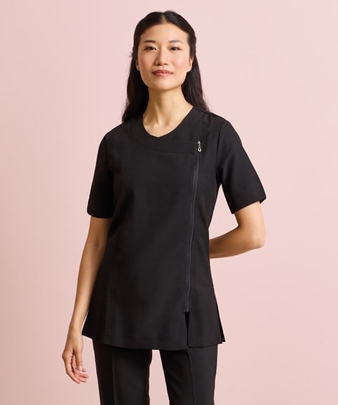 Camellia beauty and spa tunic – Embroidered Workwear