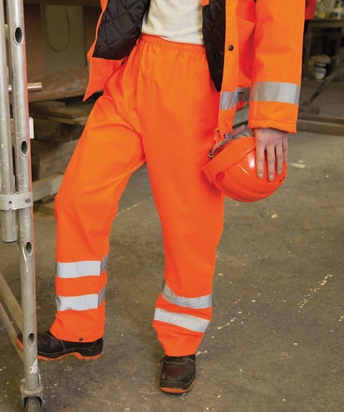 Safety high-viz trousers – Embroidered Workwear