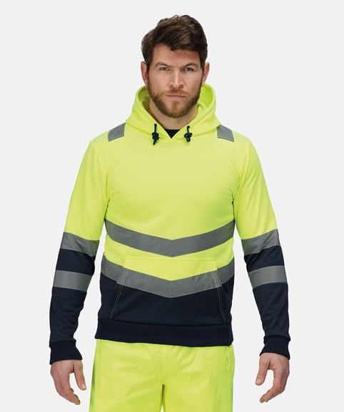 Pro hi-vis overhead hoodie – Embroidered Workwear
