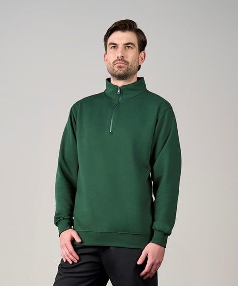 Pro ¼-neck zip sweatshirt – Embroidered Workwear
