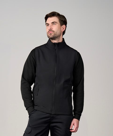 Pro 2-layer softshell gilet – Embroidered Workwear