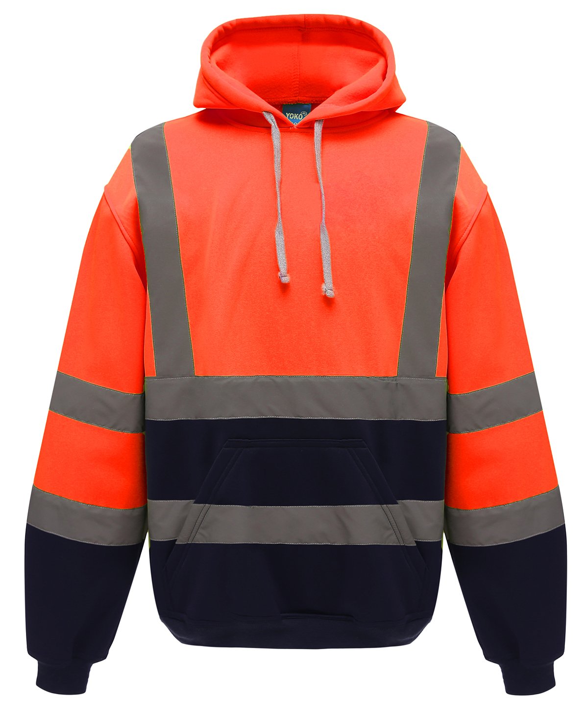 YK032 Hi-vis pull-over hoodie